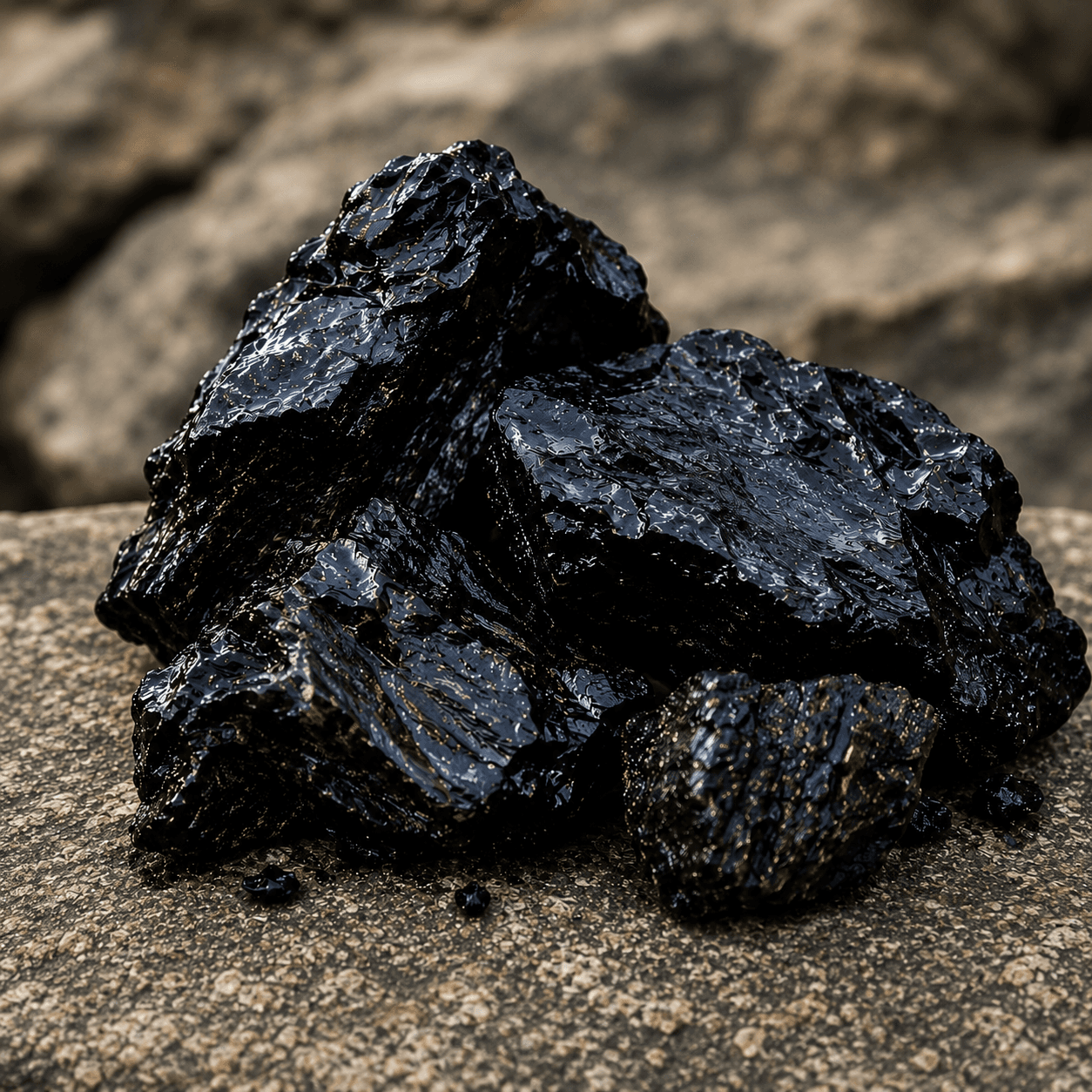 Himalayan organic shilajit ingredient visual