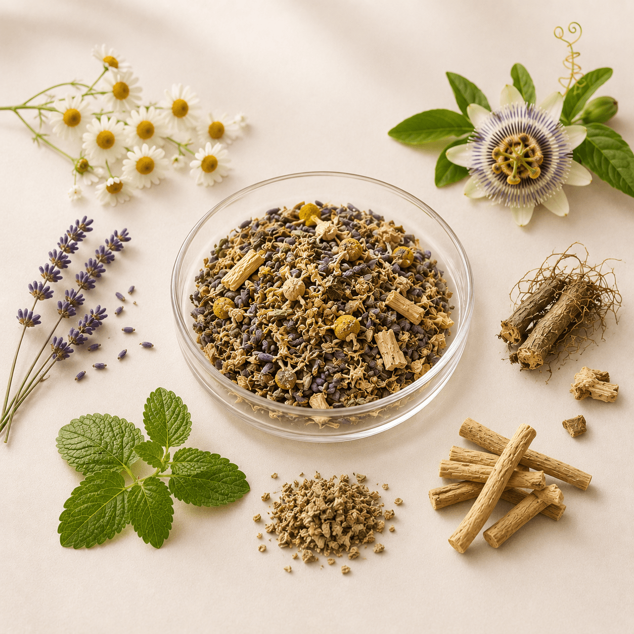 Proprietary night calm blend ingredient visual