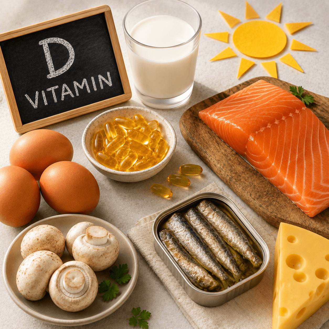 Vitamin D ingredient visual