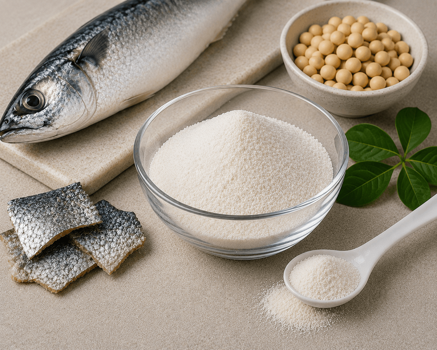Fish collagen ingredient visual
