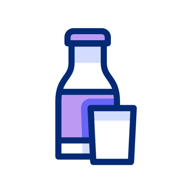Animated calcium nutrient icon